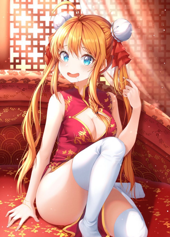 【二次】チャイナ服・チャイナドレスを着た女の子の画像　その１０